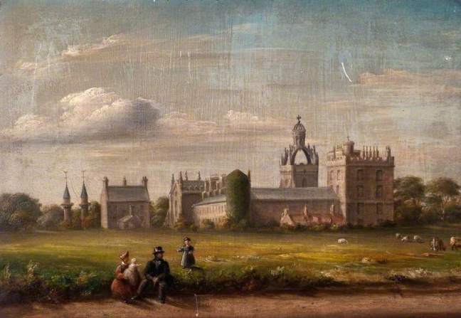 Unknown artist; King's College from the East
