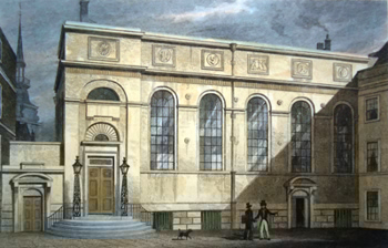 Stationers Hall coloured image Thomas Shepherd 1831
