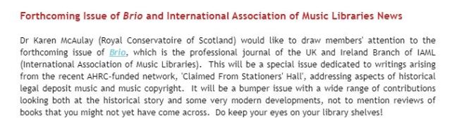 RMA Bulletin Nov 2019