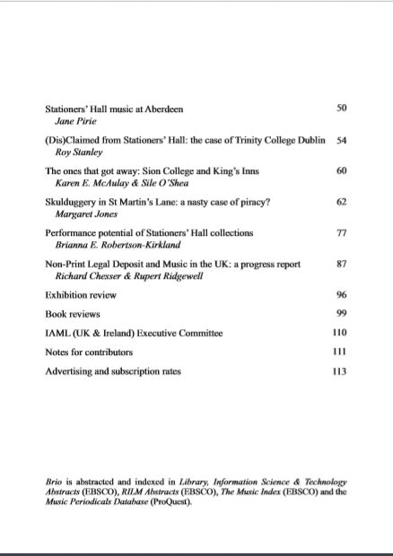 Brio 56 no 2 more contents