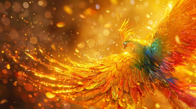 AI generated phoenix from Pixabay
