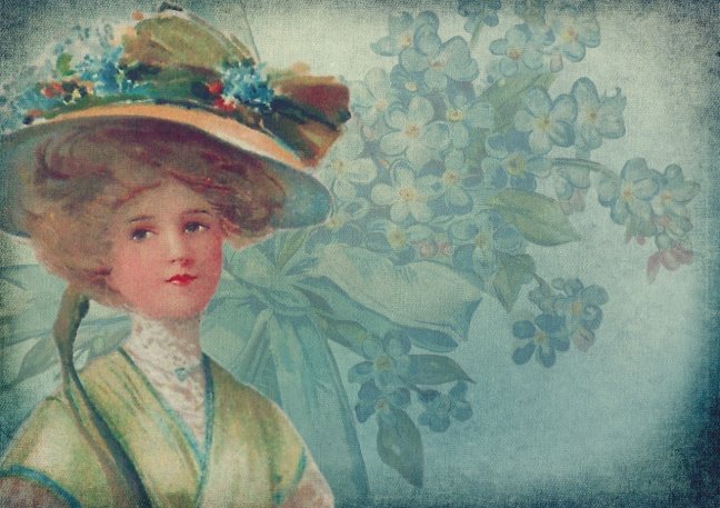 Edwardian lady in hat