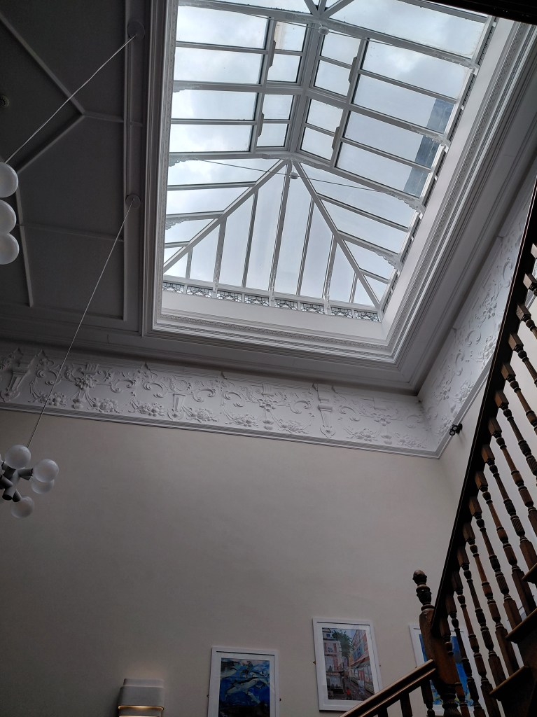Looking upwards - what a skylight!
