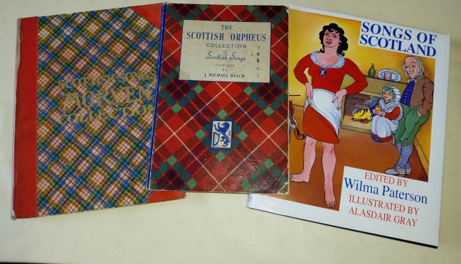 Three Scottish song books awarded as Leng Gold medal prizes - Morven, Scottish Orpheus and Songs of Scotland